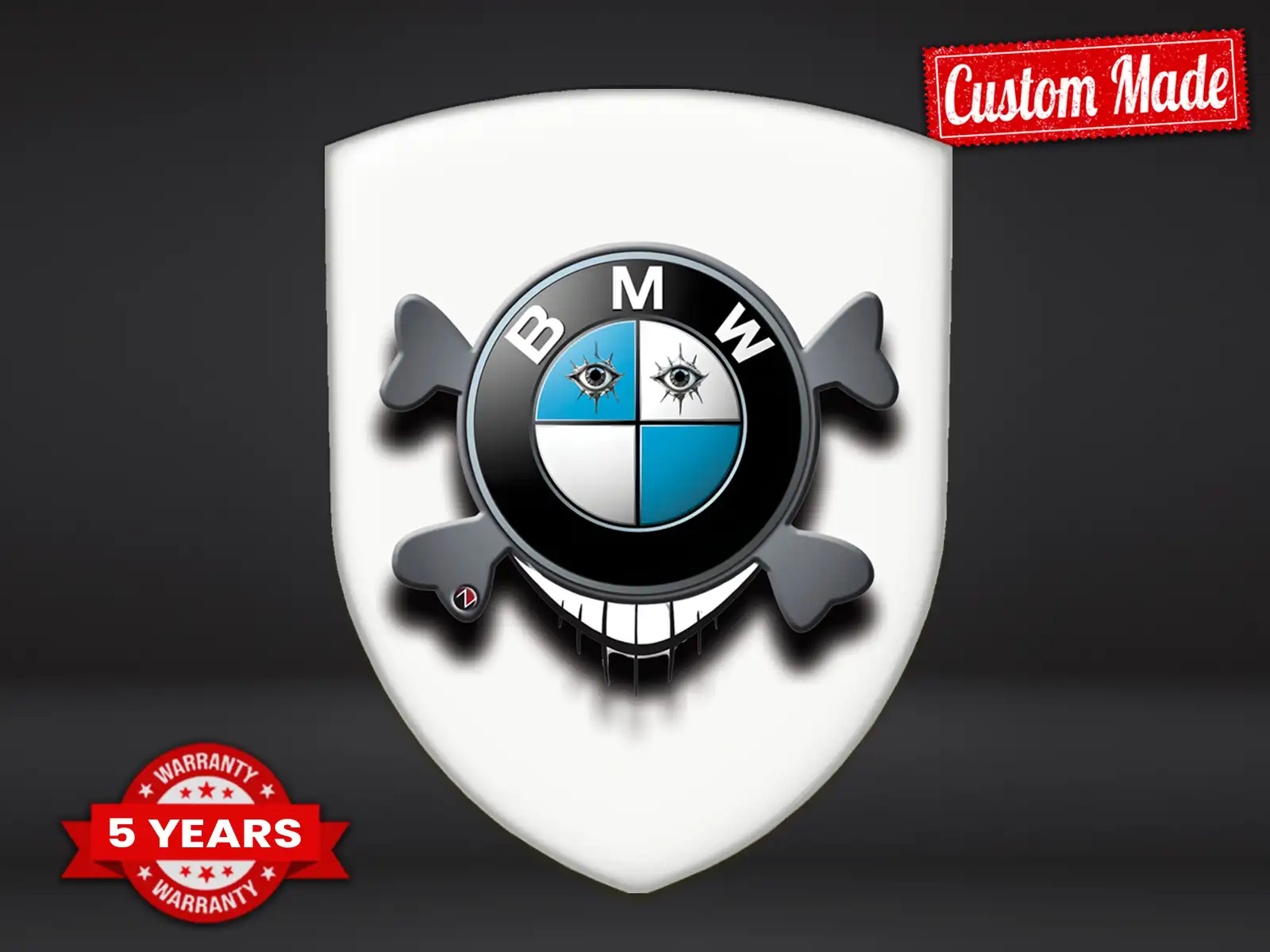 BMW Heckscheibensticker Stil Racing Anpassbar